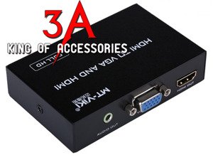 Bộ chuyển đổi HDMi sang VGA và HDMI MT-HV03