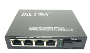 Bộ chuyển đổi quang điện Media Converter Unmanaged Fiber Switch BTON BT-914GS-20