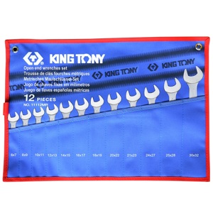 Bộ cờ lê 2 đầu mở 12 chiếc Kingtony 1112MRN