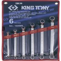 Bộ cơ lê hai đầu vòng 6 chi tiết 10x12mm Kingtony 1606MR1012