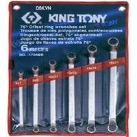 Bộ cờ lê hai đầu vòng 6 chi tiết 16x17mm Kingtony 1706MR1617