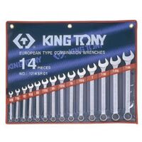 Bộ cờ lê vòng miệng 14 chi tiết hệ inch Kingtony 1214SR01