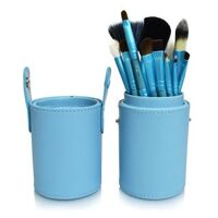 Bộ cọ Mac hộp tròn 12 cây - Nhiều màu - 02267TD19_xanh ngọc