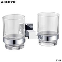 Bộ cốc đôi gắn tường Archyo 9314