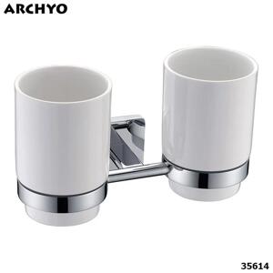 Bộ cốc gắn tường đôi Archyo 35614