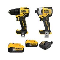 Bộ combo máy khoan vặn vít pin 20V Dewalt DCK2008P2