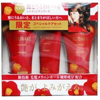 Bộ dầu gội Shiseido Tsubaki màu đỏ