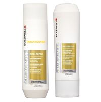 Bộ dầu gội và xả Goldwell Rich Repair chữa tri tóc hư tổn - 250ml