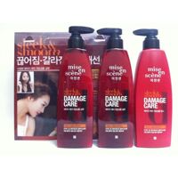 Bộ dầu gội xả dành cho tóc nhuộm Mise En Scene Sleek & Smooth