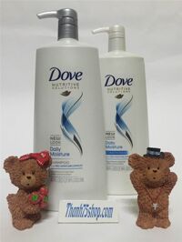 Bộ dầu gội-xả Dove Daily Moisture