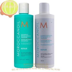 Bộ dầu gội xả dưởng ẩm Moroccanoil Hydration - 250 ml x 2