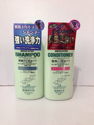 Bộ dầu gội xả kích thích mọc tóc Kaminomoto Medicated Shampoo 300ml