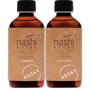 Bộ dầu gội xả Nashi Argan - 500ml, phục hồi tóc hư tổn siêu mềm mượt