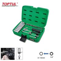 Bộ đầu tuýp 1/4" 25 chi tiết Toptul GCAI2501