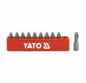 Bộ đầu vít 4 cạnh - lục giác 1/4' PH 10 chi tiết YT-0473