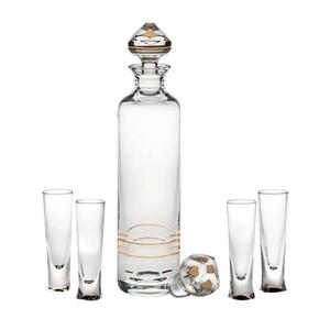 Bộ decanter vodka  & 4 ly - 5 món