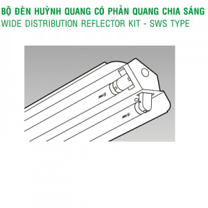 Bộ đèn huỳnh quang có phản quang chia sáng SWS 2014