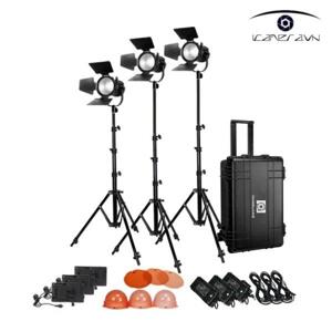 Bộ đèn Nanlite LED CN-30F 3KIT trolly case - FNA11