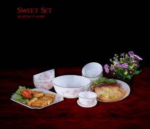 Bộ đồ ăn 11 chi tiết Sweet Set P11