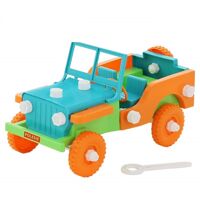 Bộ đồ chơi lắp ghép xe Jeep Retro 42 chi tiết Cavallino Toys