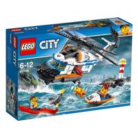 Bộ đồ chơi Lego City 60166 mô hình trực thăng cứu hộ biển