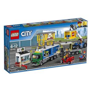 Bộ đồ chơi Lego City 60169 mô hình cảng hàng hóa