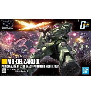 Bộ đồ chơi mô hình lắp ráp lắp ráp HGUC MS-06 ZAKU II