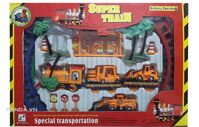 Bộ đồ chơi mô hình Siêu tàu hỏa chạy pin, Super Train – 17007C