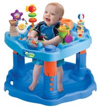 Bộ đồ chơi tập đứng đa năng có rung Evenflo Splash Mega Exersaucer 6161984