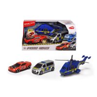 Bộ đồ chơi Xe cảnh sát Dickie Toys Police Chase 203715011038