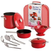 Bộ đồ dùng nhà bếp Just For Chef 10 món CH20323C màu đỏ