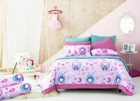 Bộ Drap 5 món cao cấp Lotus Aura Kids LA-K12 160 x 200 cm