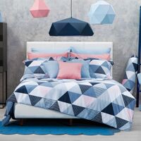 Bộ drap 5 món cao cấp Lotus Impression Stripies LI-SD15B BS5-180-LI-SD15B (180x200cm)