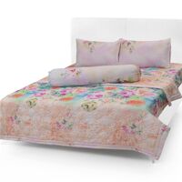 Bộ drap cotton Hàn Quốc cao cấp có mền Evadrap CT6-15 1m6