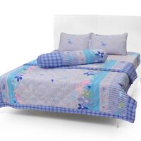 Bộ drap cotton Hàn Quốc cao cấp có mền Evadrap CT6-13 1m6