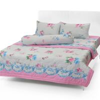 Bộ drap cotton Hàn Quốc cao cấp có mền Evadrap 1m6 CT6-11