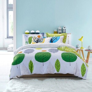 Bộ Ga Gối Cotton Lụa Hàn Quốc Julia 210BK16 - 1m6 x 2m