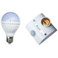 Bộ đuôi đèn cảm biến chuyển động và bóng led bub 7W TR02-PR
