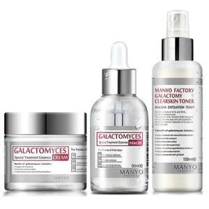 Bộ dưỡng da Galactomyces niacin + nước hoa hồng Toner + Kem dưỡng da Manyo Factory Galactomyces Cream