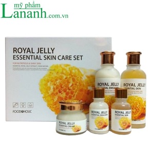 Bộ dưỡng trắng da sữa ong chúa Foodaholic Royal Jelly Essential Skin Care Set