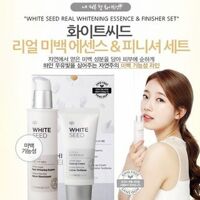 Bộ dưỡng trắng da White Seed Real Whitening Essence và Tone-Up Cream