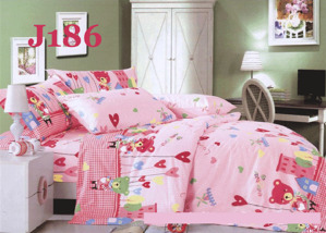 Bộ Ga Gối Cotton Hàn Quốc Julia 186BK16 - 160x200Cm (Không Kèm Chăn)