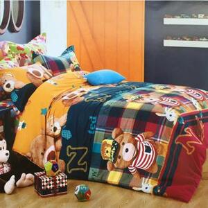 Bộ ga gối cotton Hàn Quốc Julia 196BK18 (180x200cm)