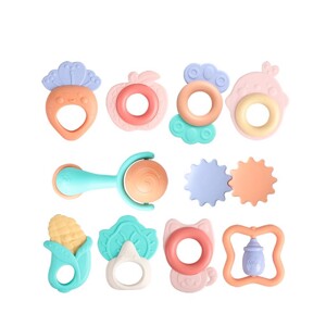 Bộ gặm nướu Baby Rattle 10 món cho bé