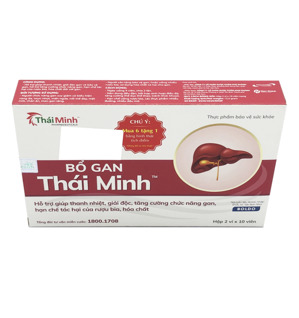 Bổ gan Thái Minh - Hỗ trợ thanh nhiệt, giải độc gan