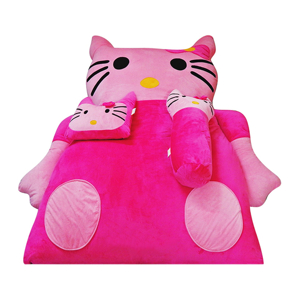 Bộ giường lười hình Hello Kitty Phú Mỹ GU-BKIT-HOHO-160