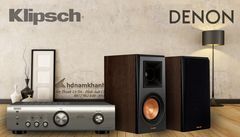 Bộ Hi-fi Amply Denon 520AE + Loa Klipsch 500M