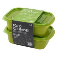 Bộ hộp bảo quản E.Z Lock 890ML 2P SET Green P&Q - P-00010GN