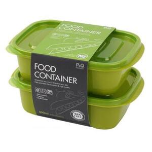 Bộ hộp bảo quản E.Z Lock 890ML 2P SET Green P&Q - P-00010GN