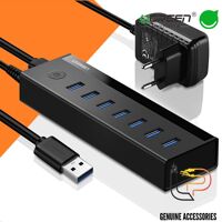 Bộ HUB chia 7 Cổng USB 3.0 Có Nguồn 5V/2A Ugreen 40522